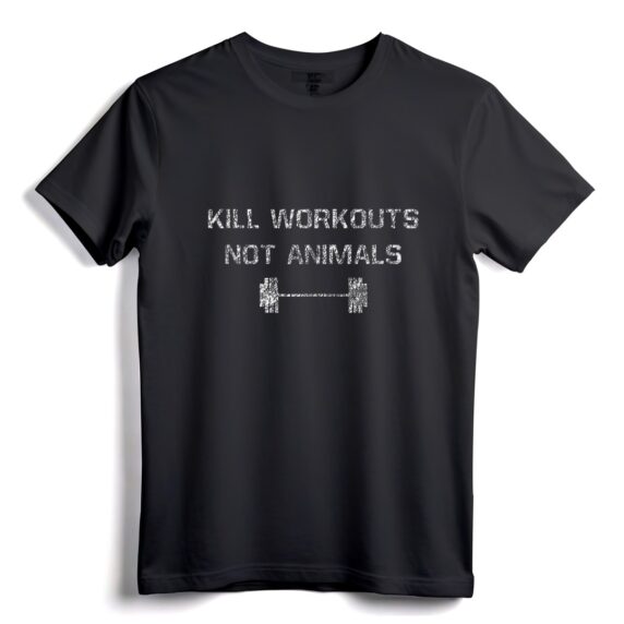 Veganes Muskel-Tanktop Kill Workouts Not Animals  Ethische Fitnessbekleidung für pflanzenbasierte Fitnessbegeisterte